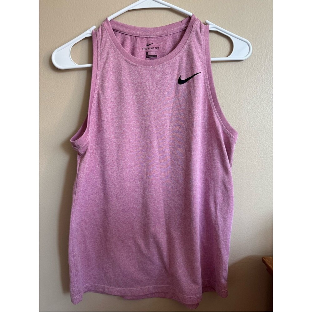 Nike Dri-FIT Tank Top - Pink Workout Athletic Tee Women’s Small